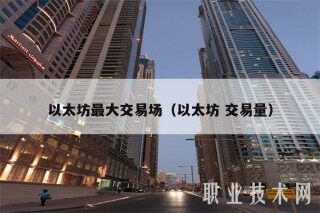 以太坊最大交易场（以太坊 交易量